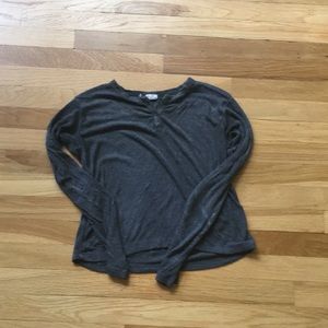 Used J Galt grey long sleeve shirt